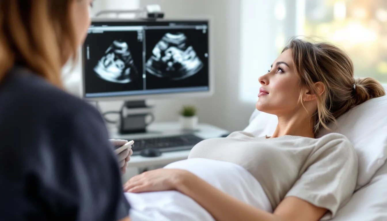 Early pregnancy ultrasound examination at IUS London