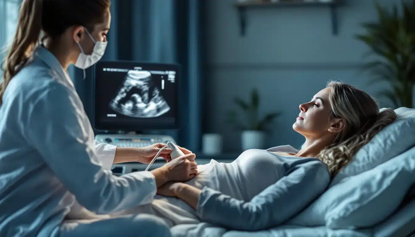 Kidney and bladder ultrasound examination at IUS London